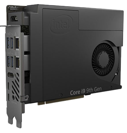 Intel NUC9VXQNB (Intel Intel Xeon E-2286M up to 5,00GHz, 1x HDMI, 2x Thunderbolt 3, 3x <b>M.2, PCIe Formfactor</b>)