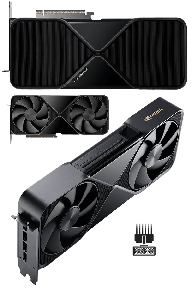 PNY NVIDIA RTX PRO 6000 Blackwell Workstation Edition, 96GB GDDR7, 4x DP [VCNRTXPRO6000-PB]